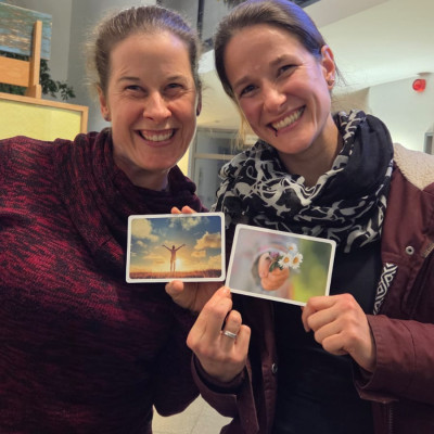 Das sind wir Lydia und Theresa